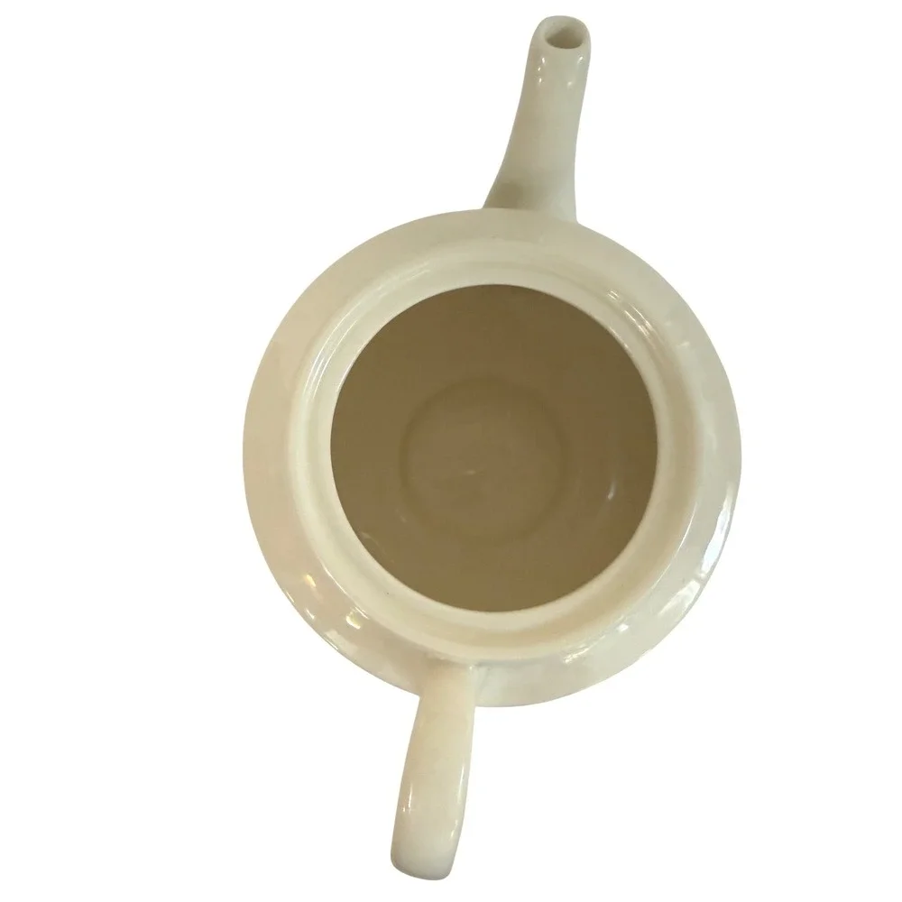 Vintage Wedgwood Edme Teapot Discontinued Ivory Creamware England Excellent